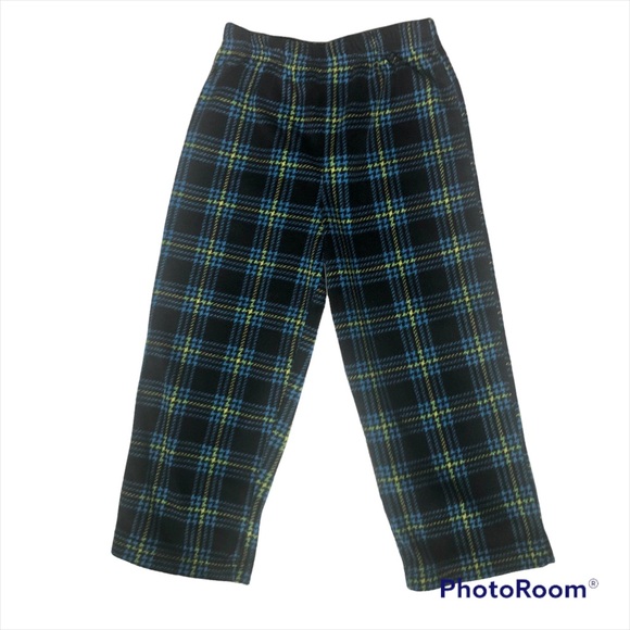 2 FOR $10!! EUC Mad Dog Concepts kids pajama pants, size 4/5, green plaid - Picture 1 of 5